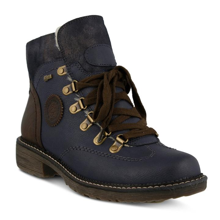 Spring Step Sine Women's Water Resistant Hiking Boots, Size: 37, Blue (navy)