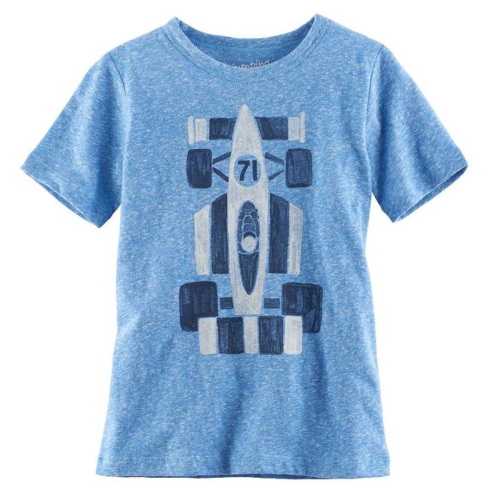 Boys 4-10 Jumping Beans&reg; Heathered Graphic Tee, Size: 6, Med Blue