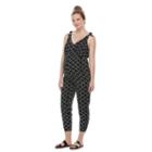 Maternity A:glow Print Jumpsuit, Women's, Size: L-mat, Black