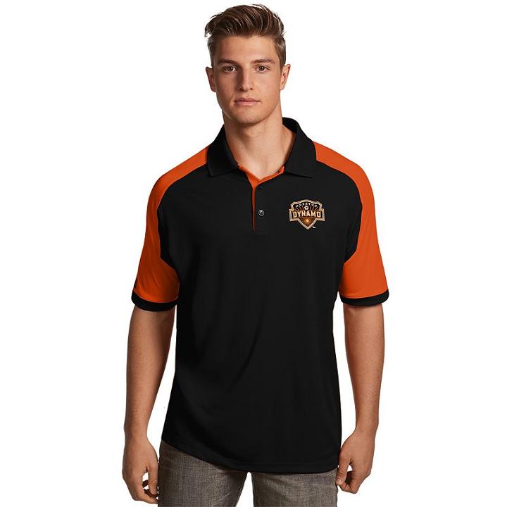 Men's Antigua Houston Dynamo Century Polo, Size: Large, Black