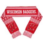 Adult Forever Collectibles Wisconsin Badgers Lodge Scarf, Multicolor