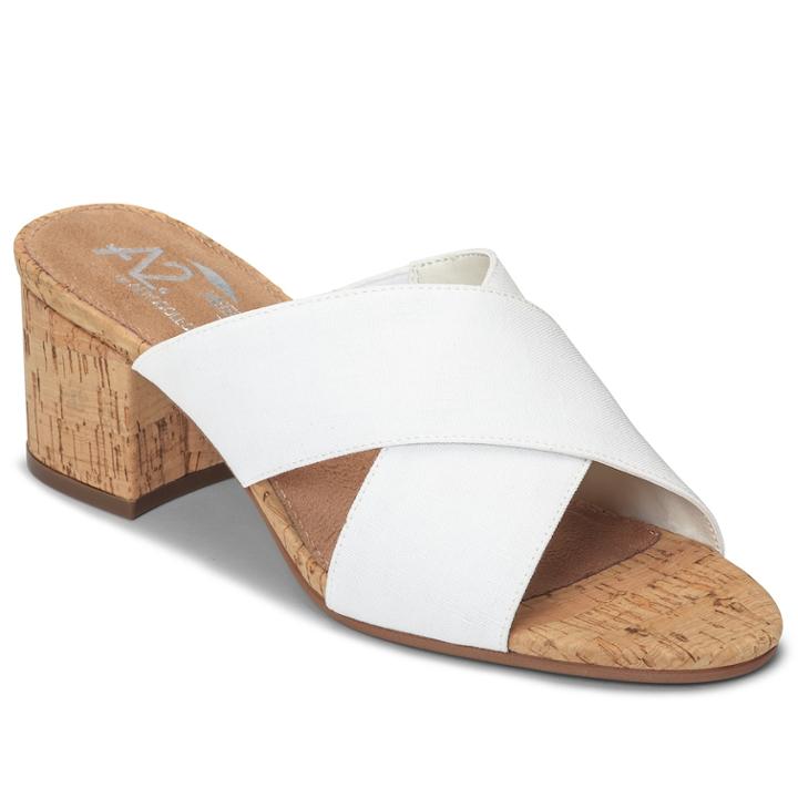 A2 By Aerosoles Midday Women's Mules, Size: Medium (7), Turquoise/blue (turq/aqua)