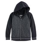 Boys 8-20 Urban Pipeline&reg; Raglan Sherpa-lined Fleece Hoodie, Size: Small, Black