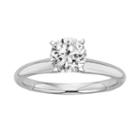 Round-cut Igl Certified Colorless Diamond Solitaire Engagement Ring In 18k White Gold (1 Ct. T.w.), Women's, Size: 5.50