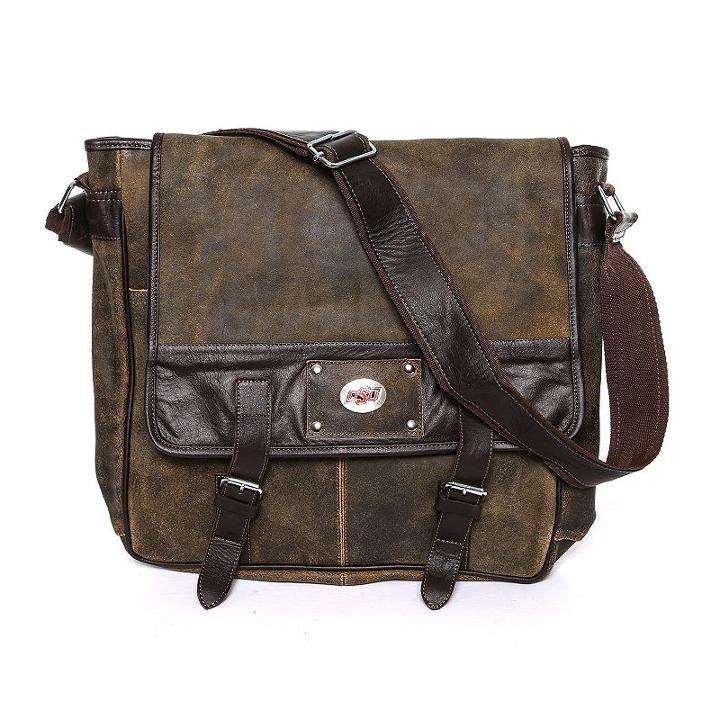 Oklahoma State Cowboys Executive Messenger Bag, Adult Unisex, Brown