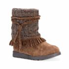 Muk Luks Rihanna Women's Water-resistant Boots, Girl's, Size: 6, Brown