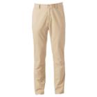 Men's Sonoma Goods For Life&trade; Slim-straight Twill Pants, Size: 29x30, Beig/green (beig/khaki)