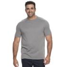 Big & Tall Croft & Barrow&reg; Classic-fit Slubbed Outdoor Performance Crewneck Tee, Men's, Size: Xxl Tall, Grey