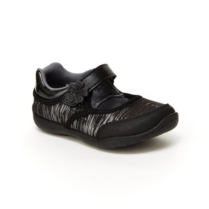 Stride Rite Cassidy Preschool Girls' Mary Jane Shoes, Size: 6 T, Black