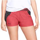 Women's Under Armour Play Up Pocket Shorts, Size: Large, Brt Pink