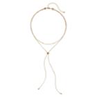Lc Lauren Conrad Layered Ball Chain Y Necklace, Women's, Gold