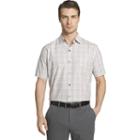 Men's Van Heusen Air Wovens Classic-fit Poplin Performance Button-down Shirt, Size: Xxl, Lt Brown