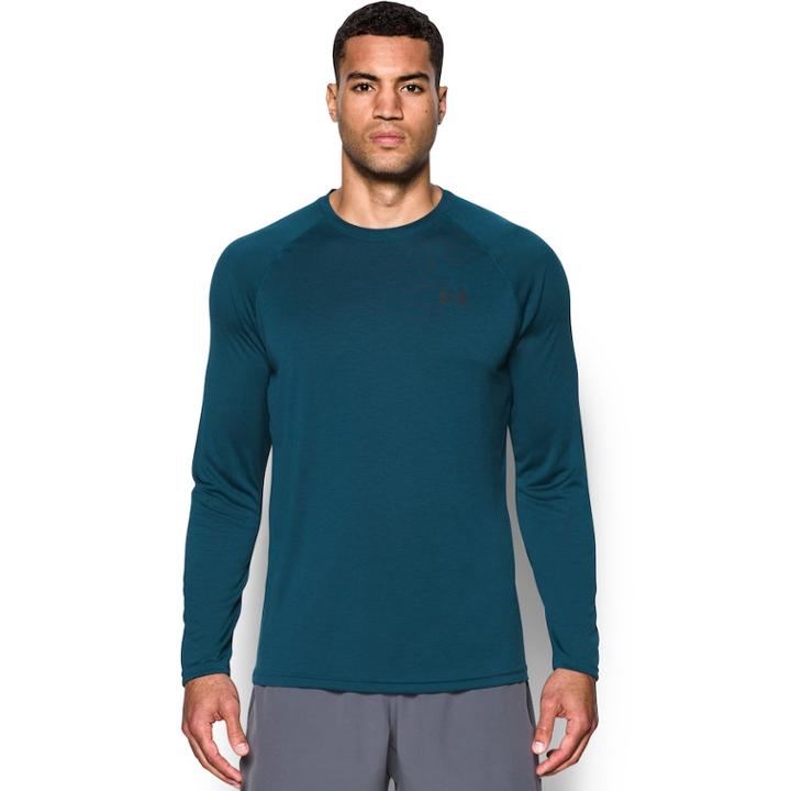 Men's Under Armour Logo Tech Tee, Size: Small, Brown Over