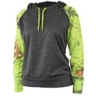 Women's Realtree Rise Fleece Funnel Neck Hoodie, Size: Medium, Oxford