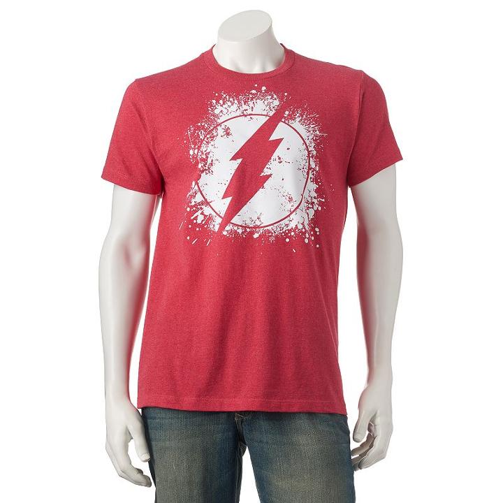 Men's Dc Comics The Flash Tee, Size: Large, Red