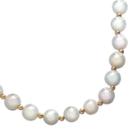 14k Gold Bead Jade Necklace, Women's, Size: 18, Green
