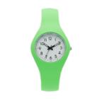 Women's Solid Color Watch, Size: Medium, Green