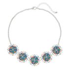 Multicolored Medallion Statement Necklace, Women's, Multicolor