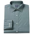 Men's Croft & Barrow&reg; True Comfort Fitted Stretch Dress Shirt, Size: 17.5-34/35, Turquoise/blue (turq/aqua)