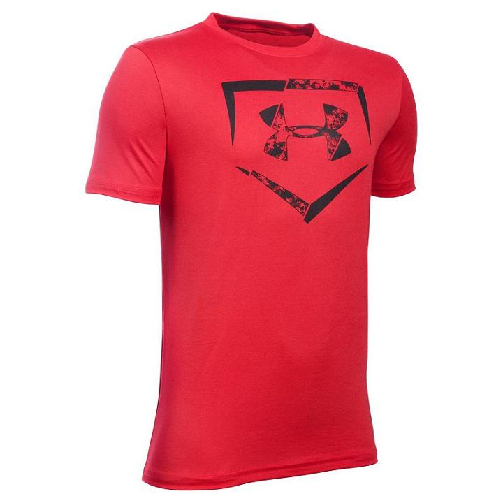 Boys 8-20 Under Armour Diamond Tee, Boy's, Size: Small, Red