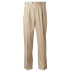 Men's Croft & Barrow&reg; No-iron Relaxed-fit Pleated Pants, Size: 30x32, Med Beige