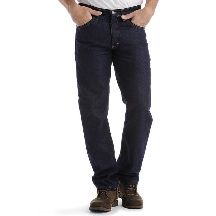 Big & Tall Lee Regular-fit Stretch Straight-leg Jeans, Men's, Size: 48x30, Blue