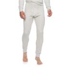 Men's Croft & Barrow&reg; Solid Thermal Pants, Size: Xl, Light Grey