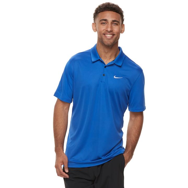 Men's Nike Performance Polo, Size: Medium, Blue