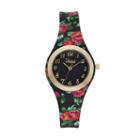 Vivani Women's Floral Watch, Size: Medium, Multicolor