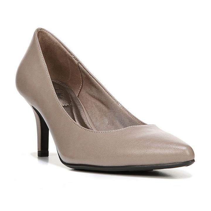 Lifestride Sevyn Women's High Heels, Size: 6 Wide, Dark Beige