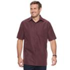 Big & Tall Croft & Barrow&reg; Signature Microfiber Button-down Shirt, Men's, Size: Xl Tall, Red