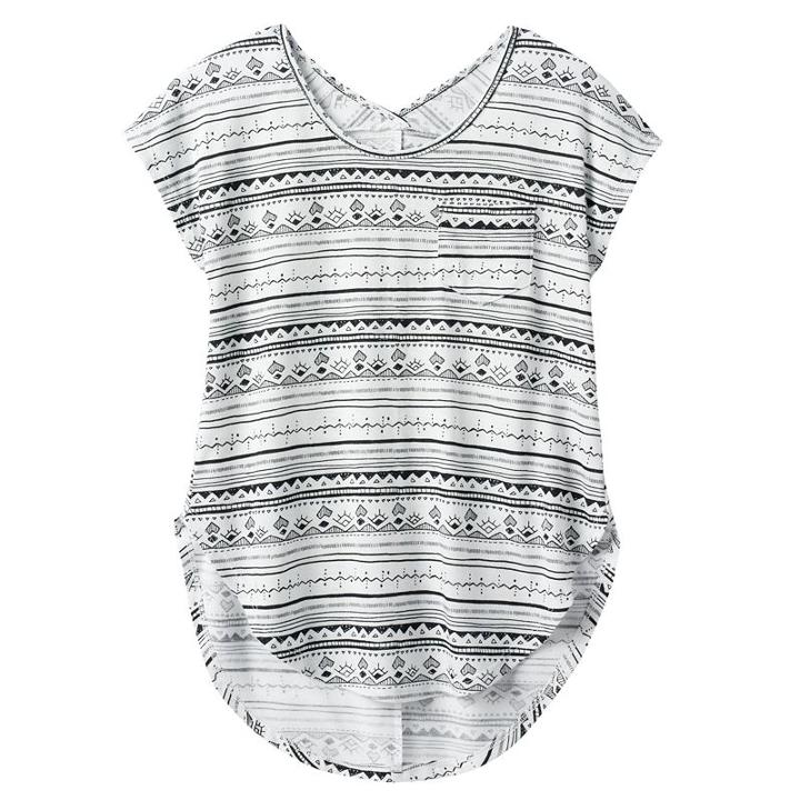 Girls 7-16 & Plus Size Mudd&reg; Dolman Pocket Tee, Girl's, Size: 12 1/2, White Oth