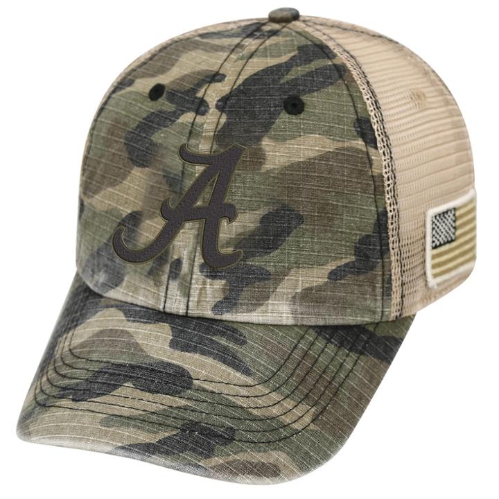 Adult Top Of The World Alabama Crimson Tide Declare One-fit Cap, Men's, Green Oth