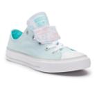 Girls' Converse Chuck Taylor All Star Double Tongue Accent Sneakers, Size: 2, Blue Other