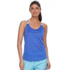 Women's Nike Elastic Straps Graphic Tank Top, Size: Medium, Light Blue