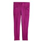 Girls 4-12 Sonoma Goods For Life&reg; Supersoft Pants, Size: 7, Drk Purple