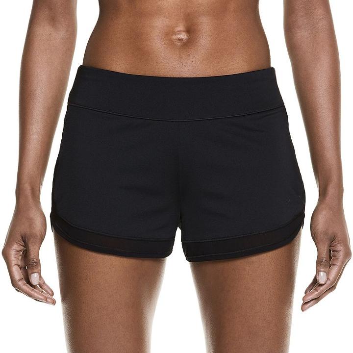 Women's Nike Cover-up Swim Shorts, Size: Xl, Black