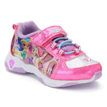 Shimmer And Shine Toddler Girls' Light-up Shoes, Girl's, Size: 12, Med Pink