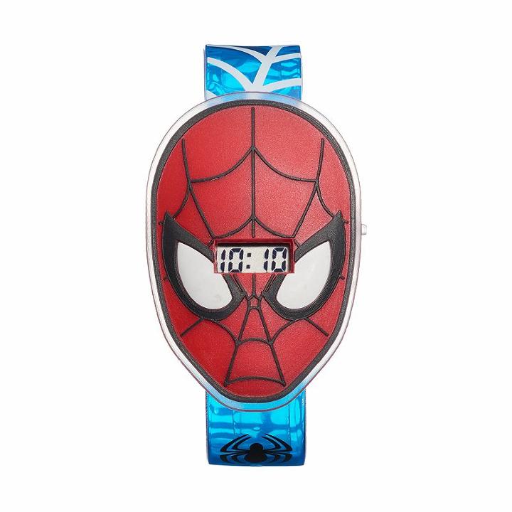 Marvel Comics Spider-man Kids' Digital Light-up Watch, Kids Unisex, Size: Medium, Blue