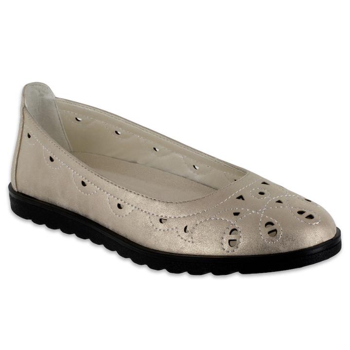 Easy Street Alfie Women's Flats, Size: Medium (8), Gold