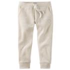 Girls 4-12 Oshkosh B'gosh&reg; Embroidered Knit Pants, Size: 4, Light Grey
