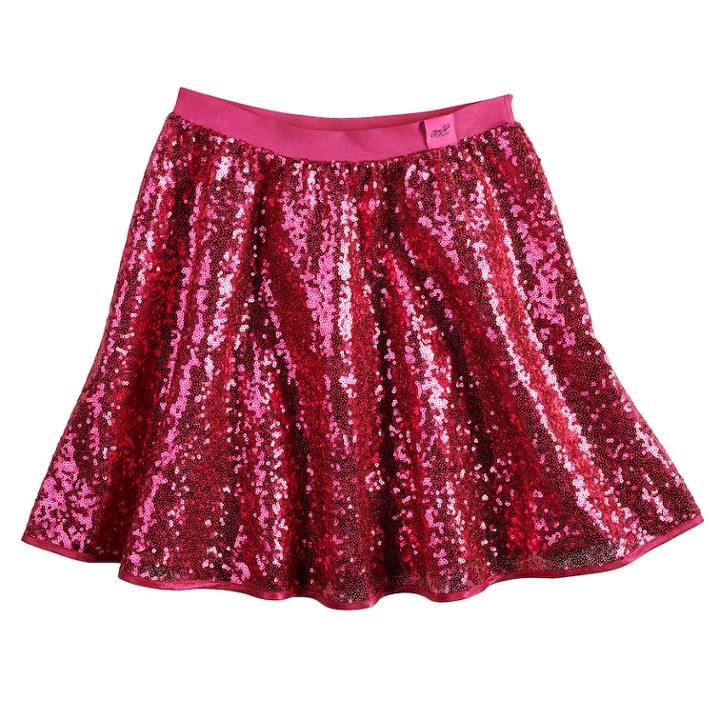 Girls 7-16 Jojo Siwa Sequined Skirt, Size: Small, Pink