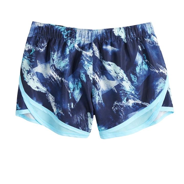 Girls 7-16 So&reg; Woven Running Shorts, Size: 7-8, Blue (navy)