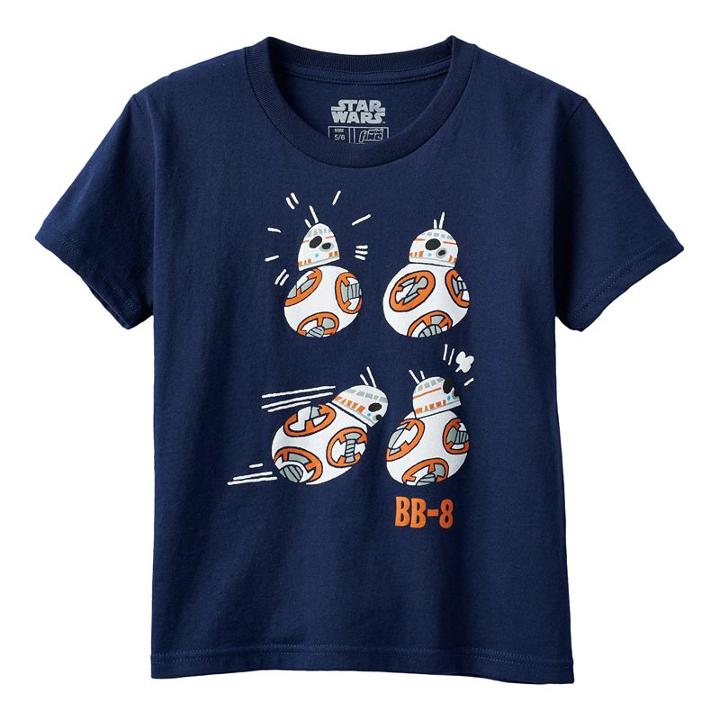 Boys 4-7 Star Wars Bb-8 Graphic Tee, Boy's, Size: 6, Med Blue