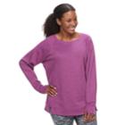 Plus Size Tek Gear&reg; Crew Sweatshirt, Women's, Size: 3xl, Med Purple