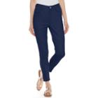 Juniors' So&reg; Color High Waist Ankle Jeggings, Teens, Size: 11, Dark Blue