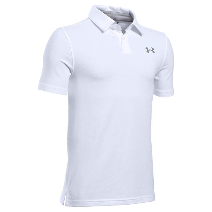 Boys 8-20 Under Armour Charged Polo, Boy's, Size: Xl, White