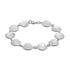Sophie Miller Sterling Silver Rainbow Moonstone Bracelet, Women's, Size: 7, White