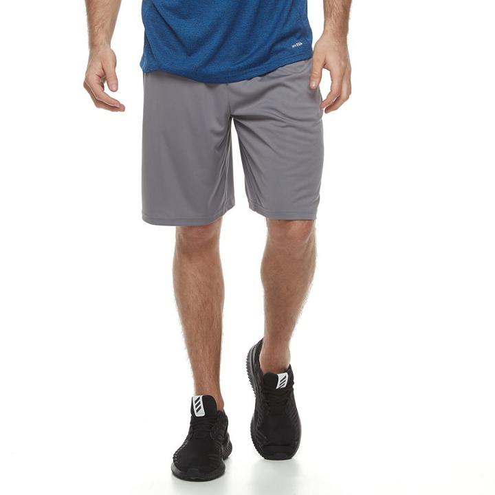 Men's Tek Gear&reg; Dry Tek Shorts, Size: Xl, Dark Grey