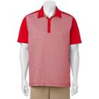 Men's C-buk By Cutter & Buck Wildwood Slim-fit Colorblock Performance Golf Polo, Size: Xxl, Red
